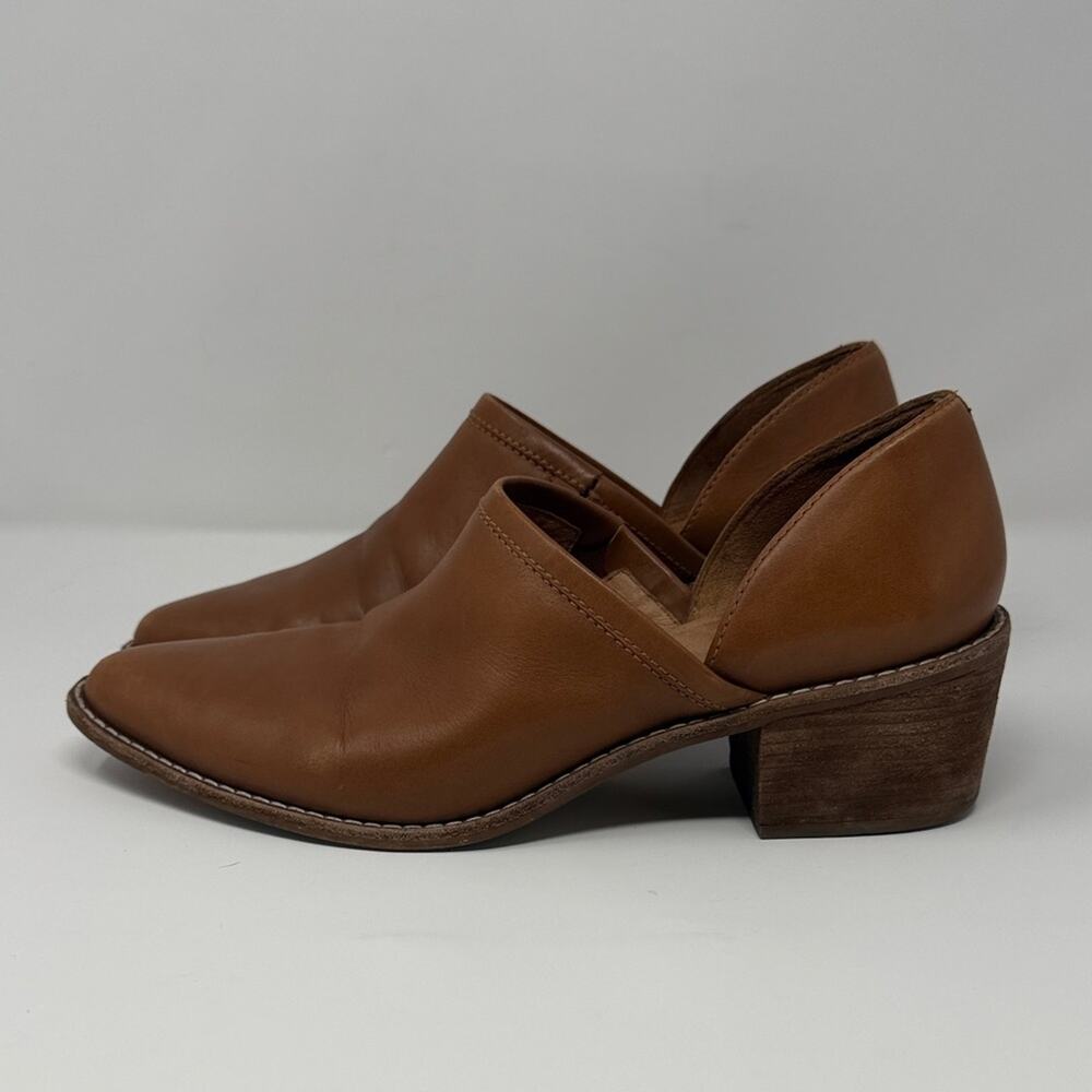 Madewell Women's The Brady Lowcut Leather Bootie - Brown - 10